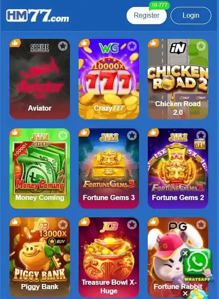 Hm77 POPULAR GAMES 